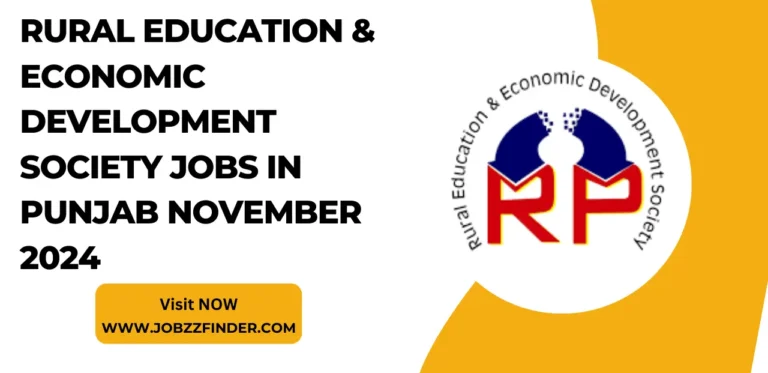 Rural Education & Economic Development Society Jobs in Punjab November 2024 Advertisement