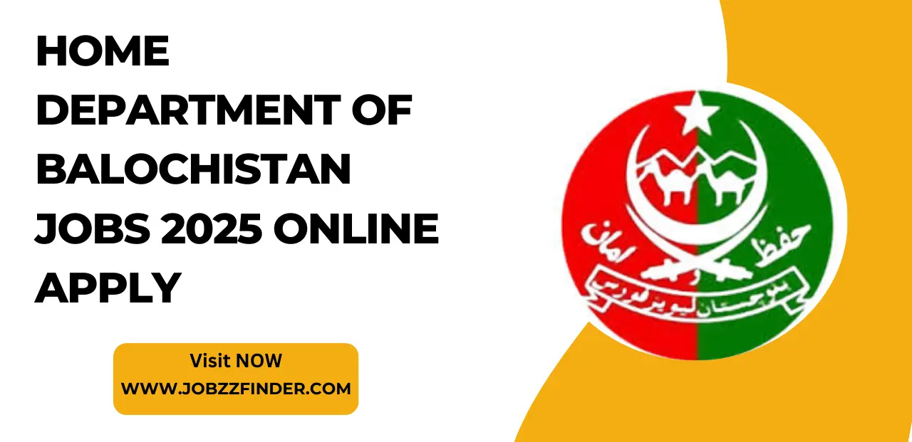 Home Department of Balochistan Jobs 2025 Online Apply